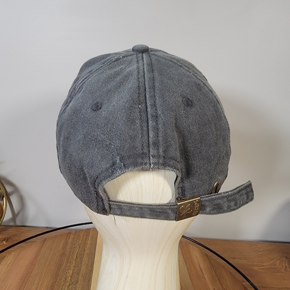 DK Caps Panama City Beach Florida Charcoal Gray Black Ball cap - Picture 7 of 17